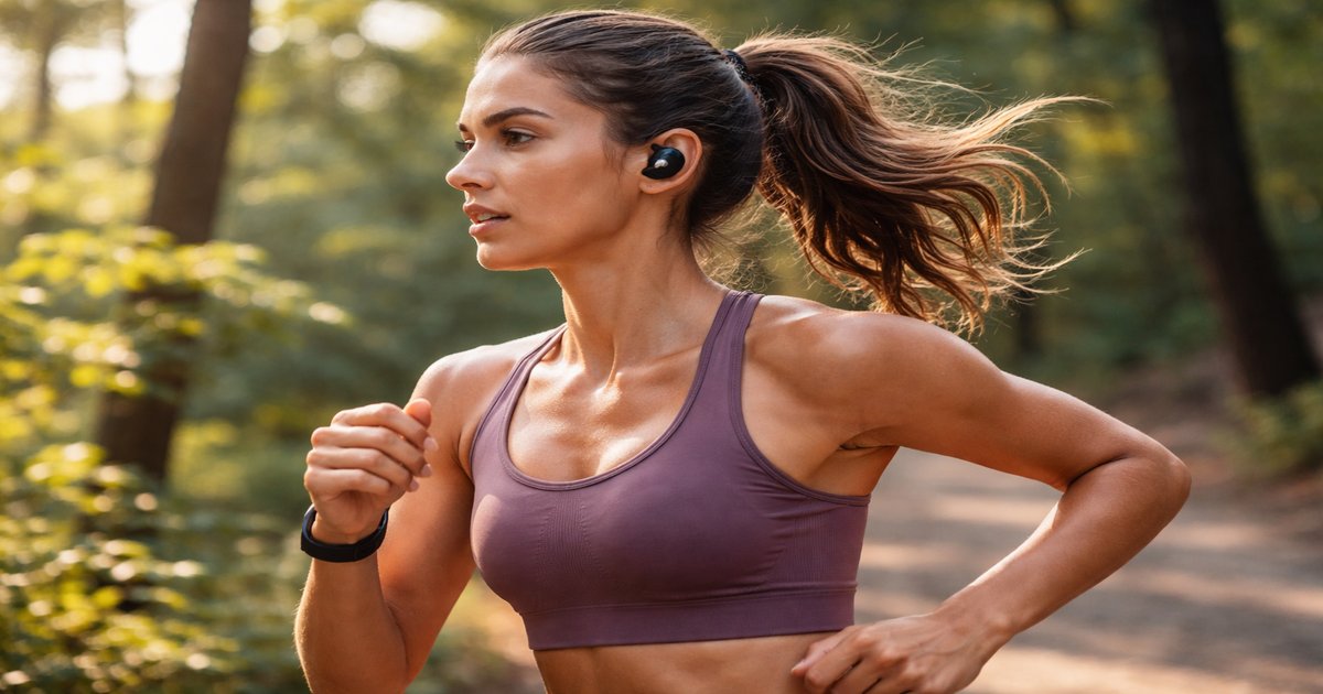 galaxy earbuds in use