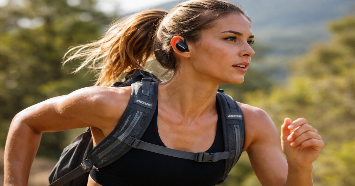 bose earphones in use