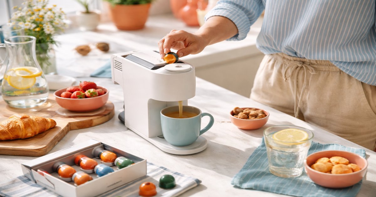 nespresso in use