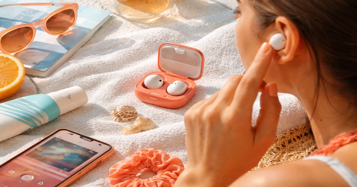 samsung buds in use