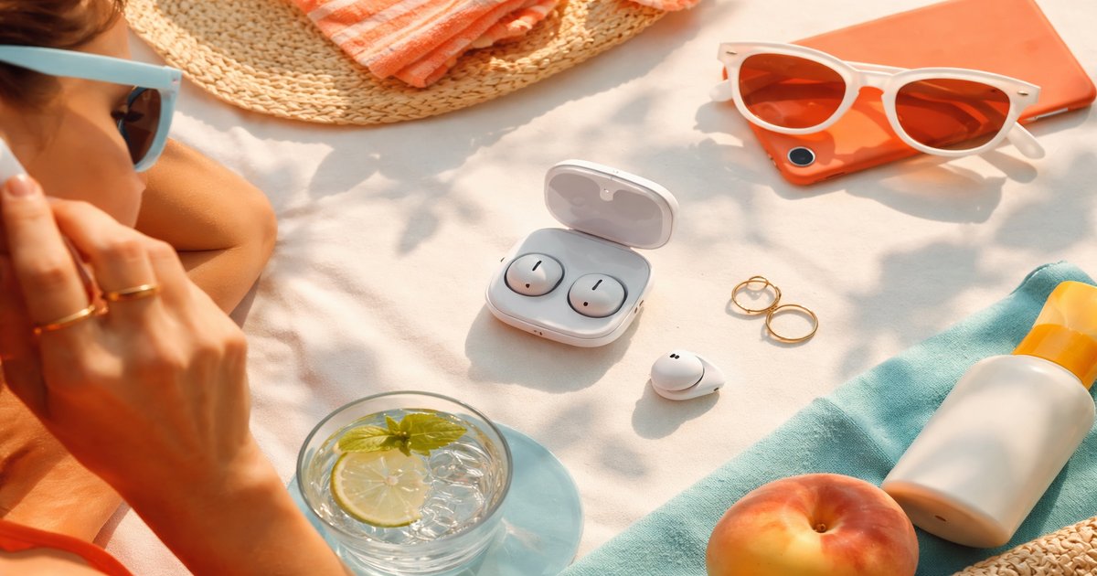 galaxy buds in use